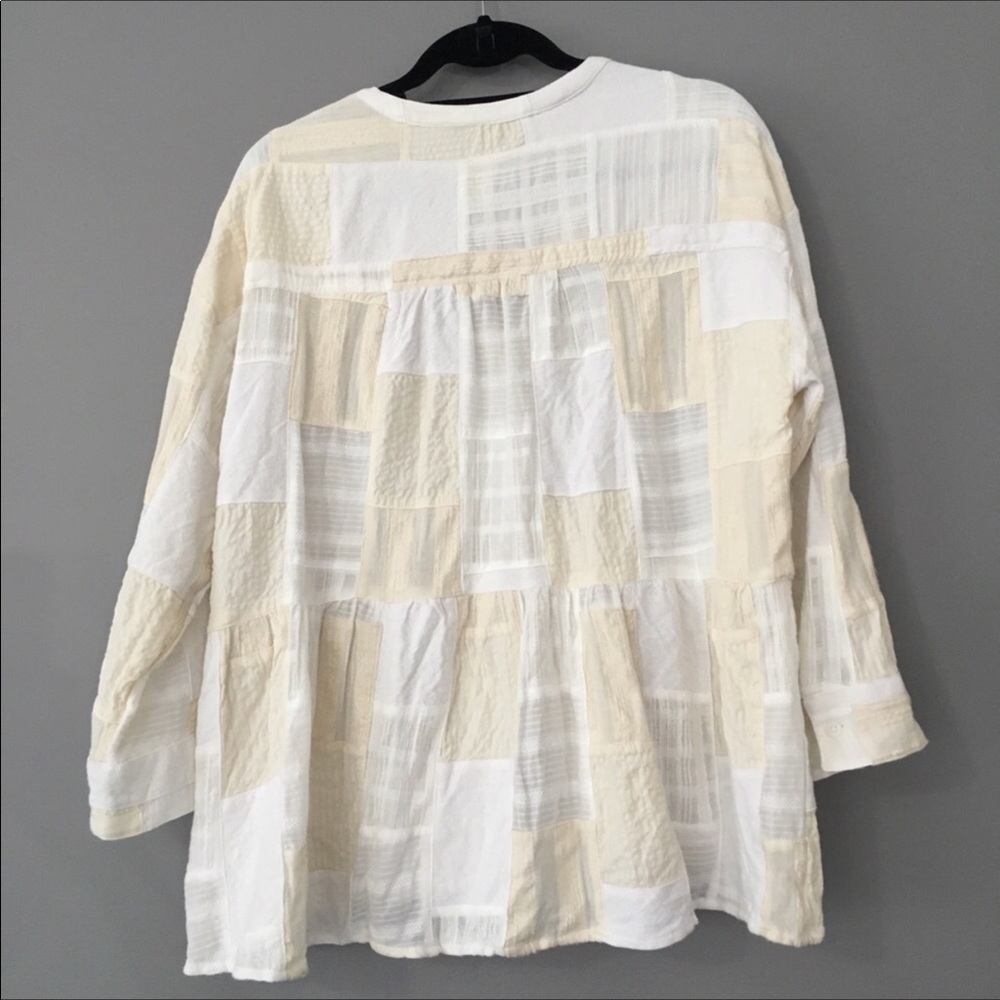 COPY - Maeve Anthropologie Zoe Patchwork Blouse Sz L/XL - Picture 5 of 6